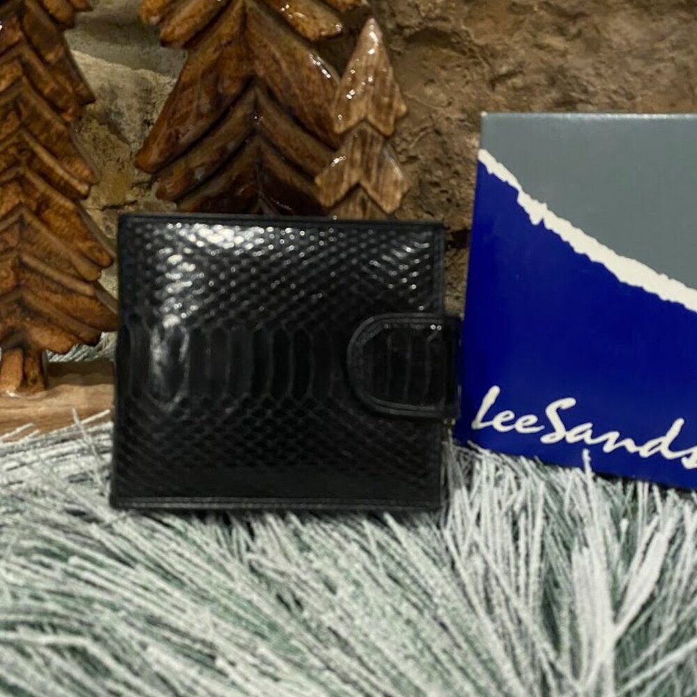 Lee Sands Black Python Wallet - image 2